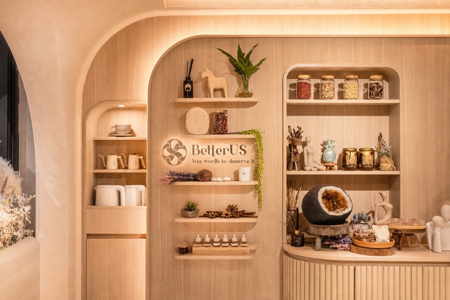 Better US store details and natural materials